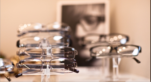 Prada fashion eyeglass frames